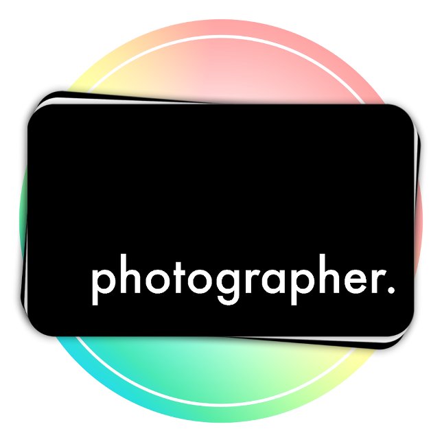 Tarjeta De Visita fotógrafo. (Subido por el creador)