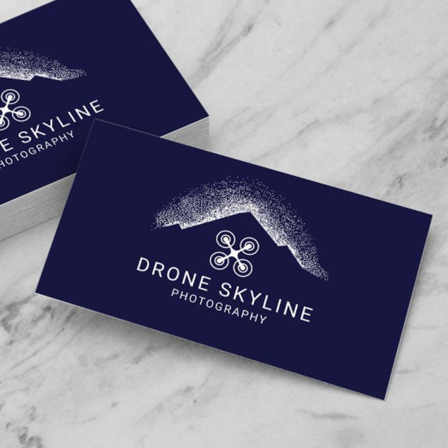 Tarjeta De Visita Fotógrafo aéreo de la Marina de los Drones (Subido por el creador)