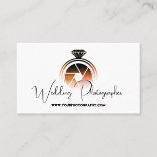 Tarjeta De Visita Fotógrafo boda (de edad avanzada)
