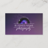 Fotógrafo Cámara Elegante Fotografía Púrpura