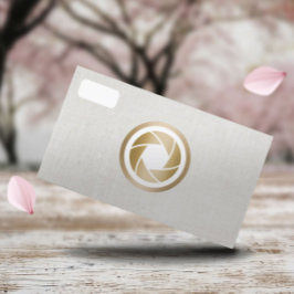 Tarjeta De Visita Fotógrafo Cámara moderna Fotografía elegante