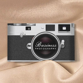 Tarjeta De Visita Fotógrafo de cámara clásica