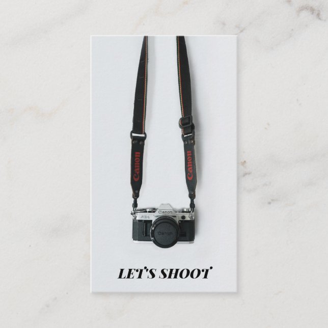 Tarjeta De Visita Fotógrafo de época (Anverso)