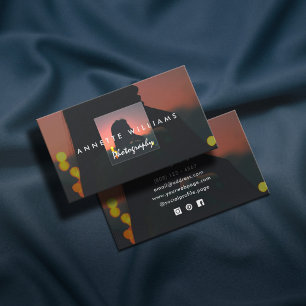 Tarjeta De Visita Fotógrafo de fotos abstractas modernas