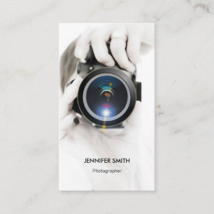 Tarjeta De Visita Fotógrafo de mercadería - Moda Elegante