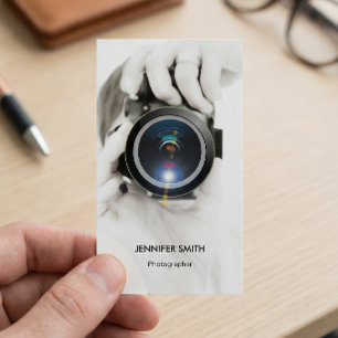 Tarjeta De Visita Fotógrafo de mercadería - Moda Elegante