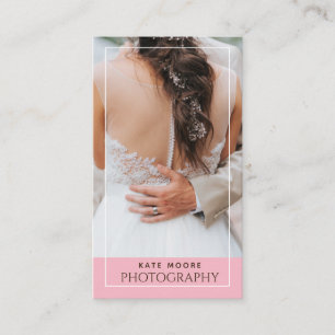 Tarjeta De Visita Fotógrafo De Novia Y Boda De Marido