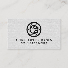Tarjeta De Visita Fotógrafo del mascota - fotografía del mascota