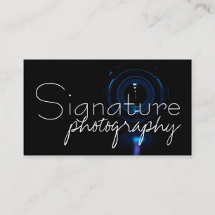 Tarjeta De Visita Fotógrafo Fotografía Cámara Lente Retrato