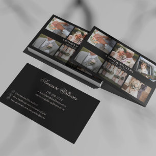 Tarjeta De Visita Fotógrafo/fotografía de Collage de fotos de Rubor