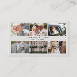 Tarjeta De Visita Fotógrafo/fotografía de Collage de fotos de Rubor