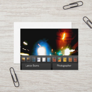 Tarjeta De Visita Fotógrafo fotográfico de cine