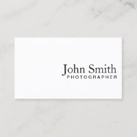 Fotógrafo fotográfico minimalista