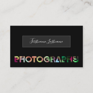 Tarjeta De Visita Fotógrafo fotográfico profesional Videógrafo