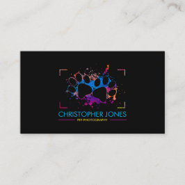 Tarjeta De Visita Fotógrafo mascota - Fotografía animal