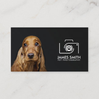 Tarjeta De Visita Fotógrafo mascota - Fotografía animal