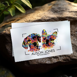 Tarjeta De Visita Fotógrafo mascota - Fotografía animal