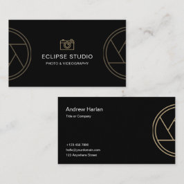 Tarjeta De Visita Fotógrafo Minimalista de marca personalizado