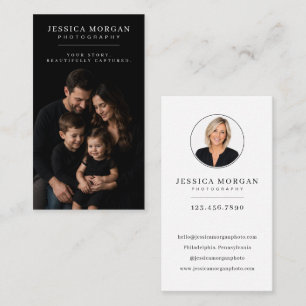 Tarjeta De Visita Fotógrafo Minimalista Moderno
