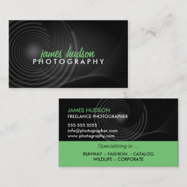 Tarjeta De Visita Fotógrafo moderno