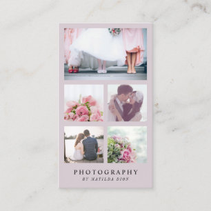 Tarjeta De Visita Fotógrafo moderno y elegante