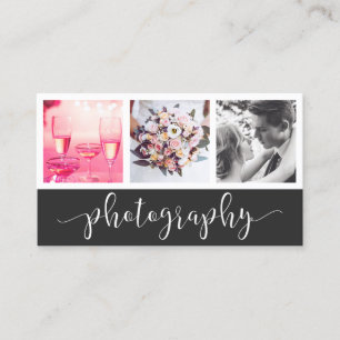 Tarjeta De Visita Fotógrafo moderno y elegante
