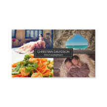 Fotógrafo, personalizable, 4 fotos