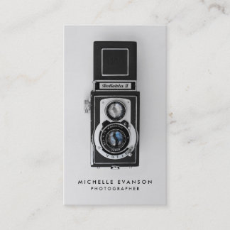 Tarjeta De Visita Fotógrafo profesional Cámara de Vintage