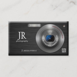 Tarjeta De Visita Fotógrafo profesional de cámara digital compacta
