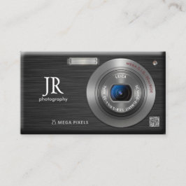 Tarjeta De Visita Fotógrafo profesional de cámara digital compacta