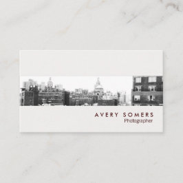 Tarjeta De Visita Fotógrafo profesional Fotografía Insertar fotograf