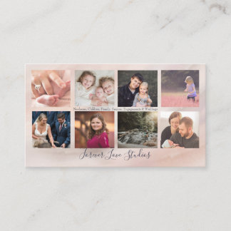Tarjeta De Visita Fotógrafo profesional Marble 2 - 8 diseño fotográf