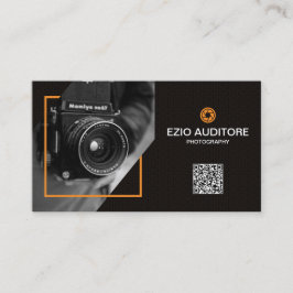 Tarjeta De Visita Fotógrafo profesional moderno