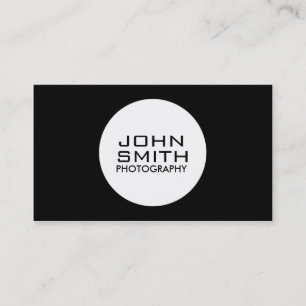 Tarjeta De Visita Fotógrafo profesional moderno sencillo