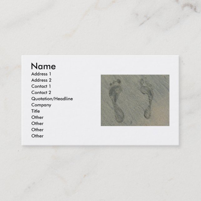 Tarjeta de visita Fotoimpresión (Anverso)