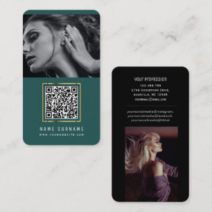 Tarjeta De Visita fotos código qr escaneado código de barras esmer