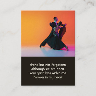 Tarjeta De Visita Fotos conmemorativas y bailarinas bailarinas baila