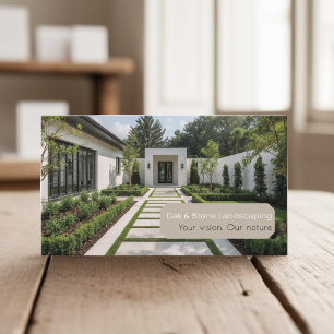Tarjeta De Visita Fotos de diseñador de jardines, paisajismo moderno