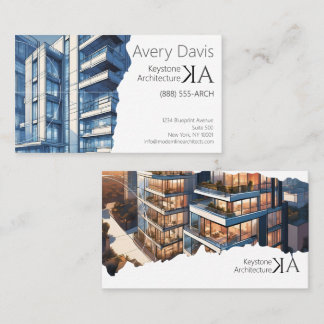 Tarjeta De Visita Fotos de edificios personalizados de arquitectos m