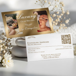 Tarjeta De Visita Fotos de Especialista en Med Spa Profesional de Lu