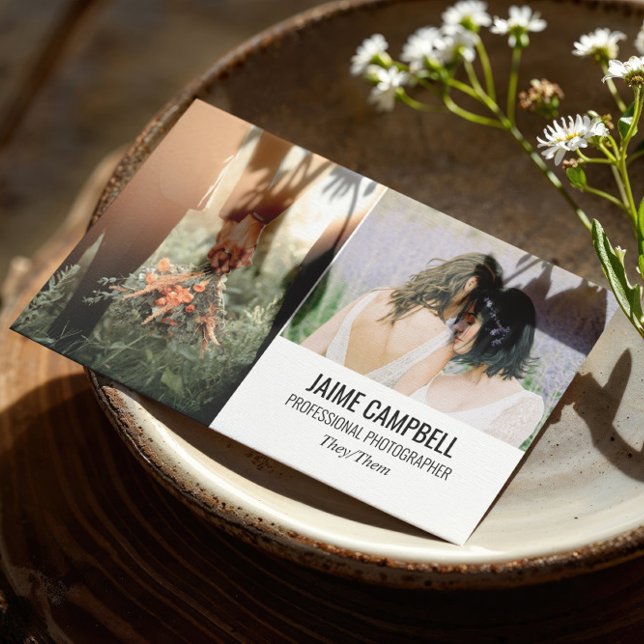 Tarjeta De Visita Fotos Fotógrafo Profesional Pronoun Personal (Subido por el creador)