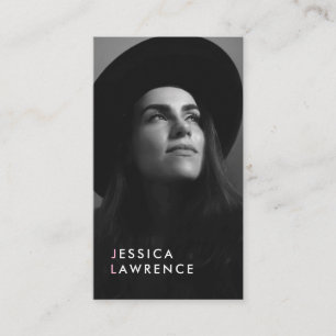 Tarjeta De Visita Fotos modernas de fotografía de imagen de cabeza d