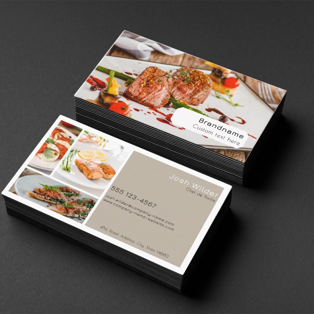 Tarjeta De Visita Fotos múltiples cocineros abastecedores de comida  (Subido por el creador)