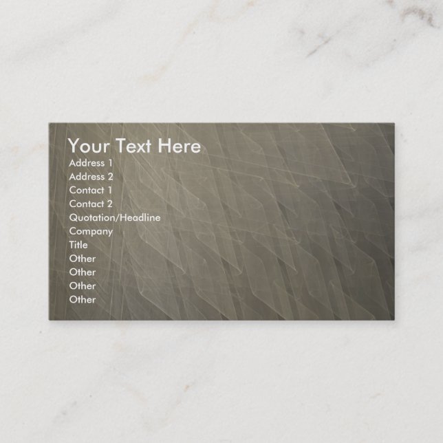 Tarjeta De Visita Fractal31 (Anverso)