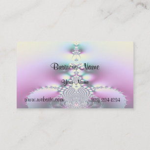 Tarjeta De Visita Fractal de la piscina