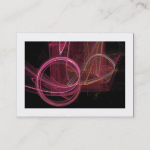 Tarjeta De Visita Fractal de llama 01 (bordeado)