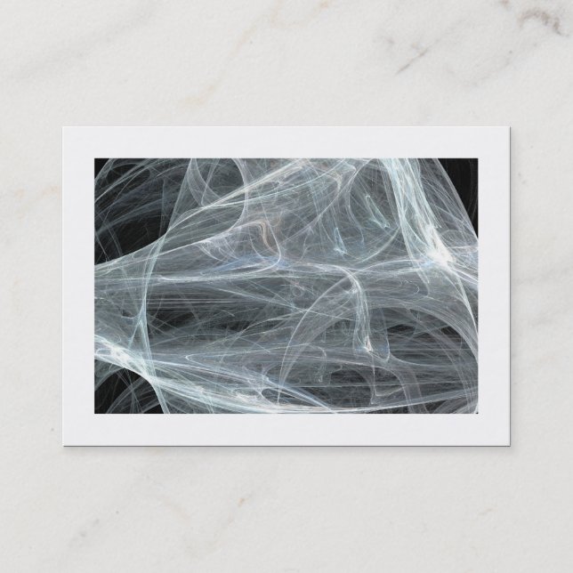 Tarjeta De Visita Fractal de llama 04 (bordeado) (Anverso)