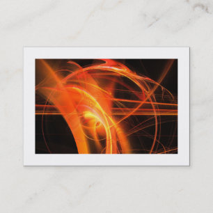 Tarjeta De Visita Fractal de llama 06 (bordeado)