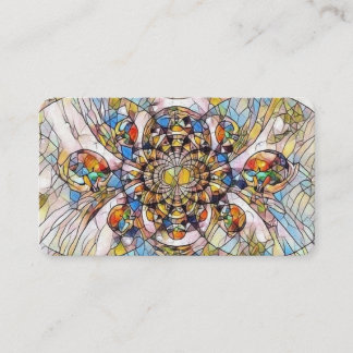 Tarjeta De Visita Fractal del mosaico