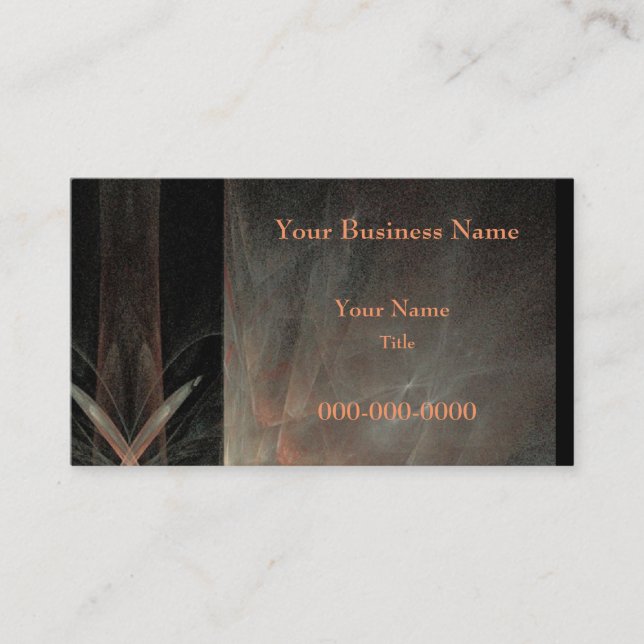 Tarjeta de visita Fractal Knight (Anverso)